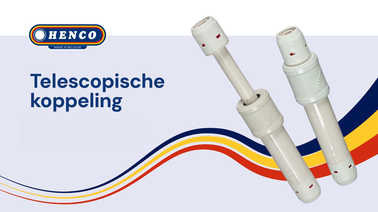 Nieuwe innovatie van Henco: de telescopische koppeling