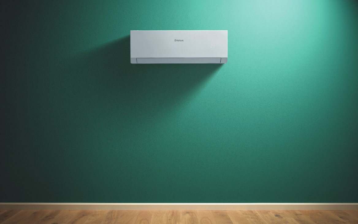 airco aan de muur