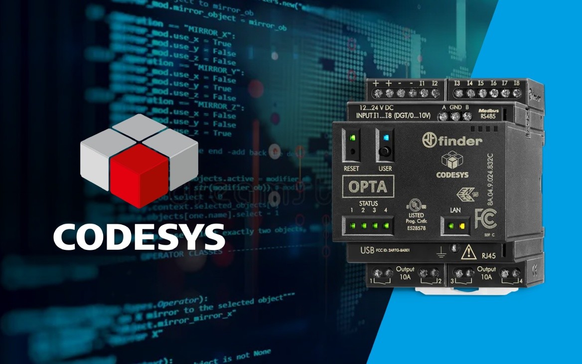 Finder OPTA assortiment uit met OPTA Codesys®
