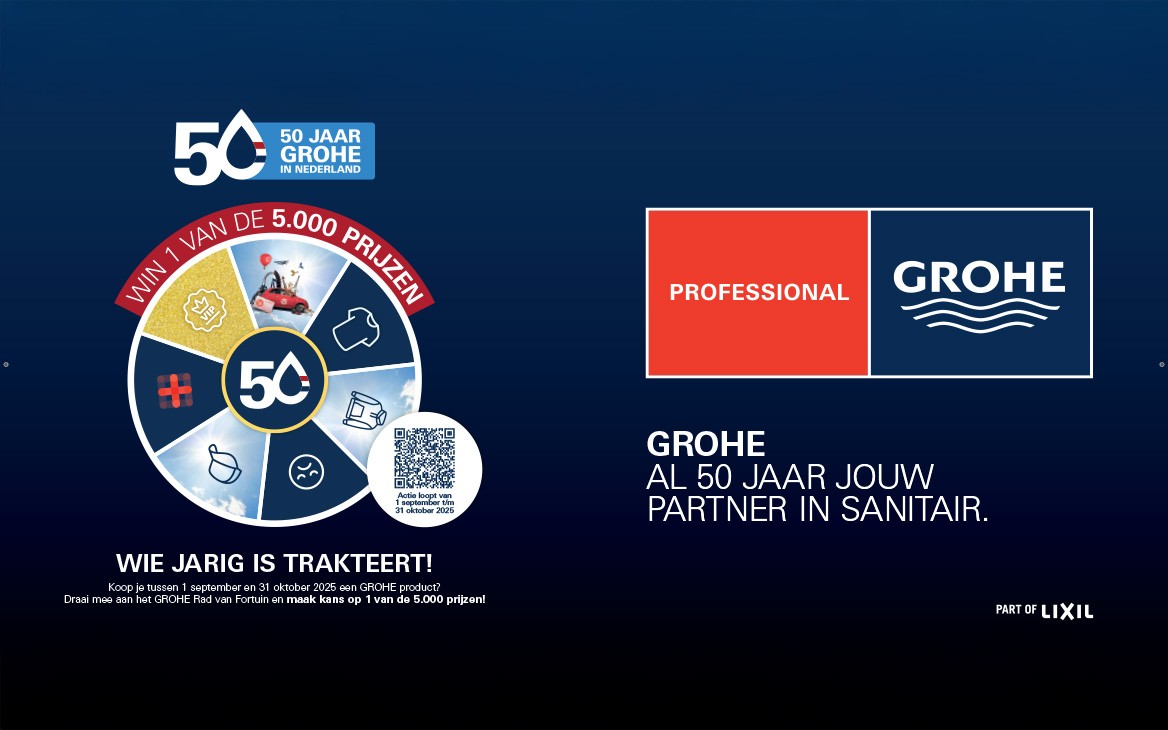 Grohe 50 jaar jubileumactie