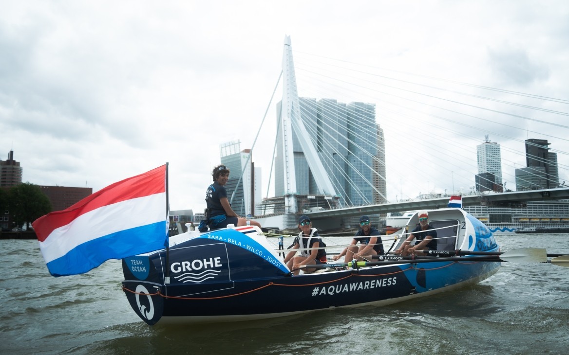GROHE en Team Ocean slaan handen ineen voor het vergroten van waterbewustzijn