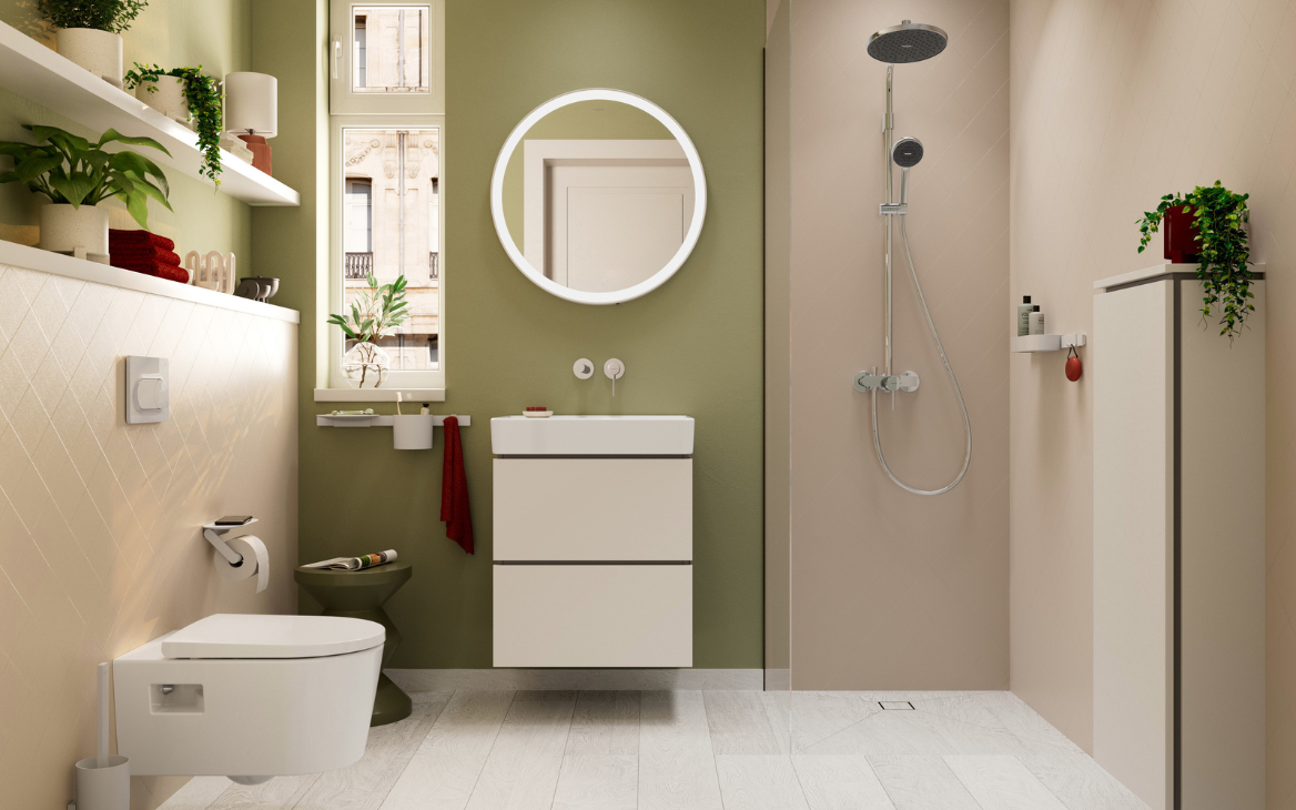 badkamer sanitair toilet badmeubel douche spiegel