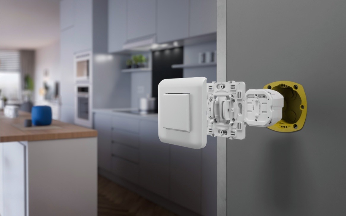 Homematic IP-systeem merkschakelaars inbouwoplossing