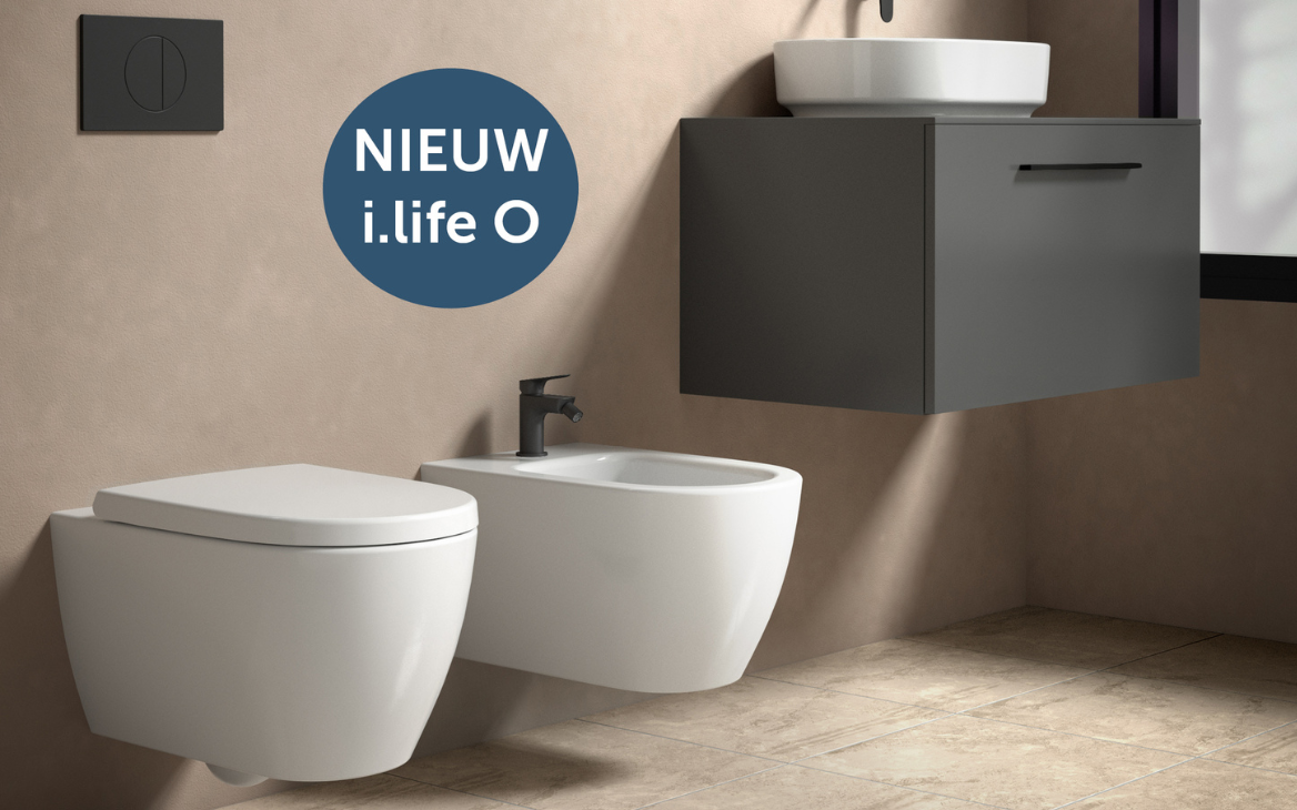 Toilet in badkamer