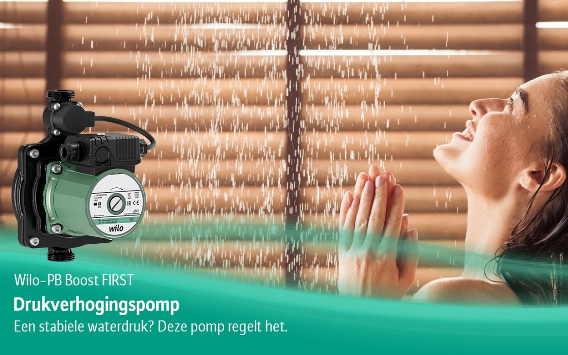 Wilo-PB Boost FIRST drukverhogingspomp